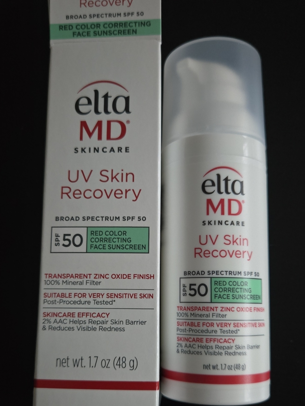 Brand New EltaMD Uv Skin Recovery Green SPF 50